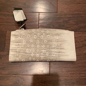 Snakeskin clutch/wallet